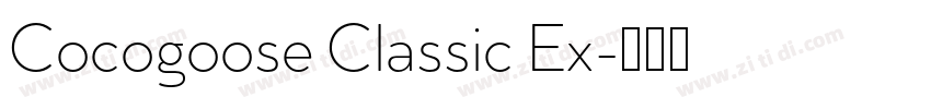 Cocogoose Classic Ex字体转换